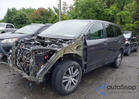 2017 Honda Pilot Ex-L z USA, uszkodzony, nr VIN 5FNYF5H77HB033090